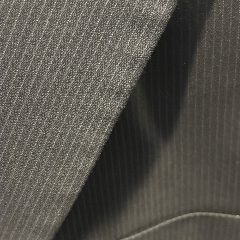Classic Black with light blue Pinstripe Men's Suit